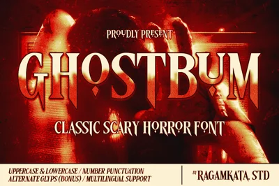 Ghostbum - Horror Font