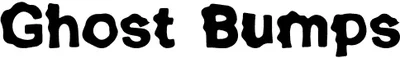 Ghostbumps Font
