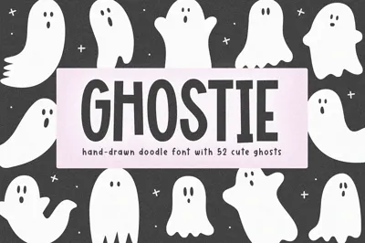 Ghostie | Halloween Doodle Font Free Download