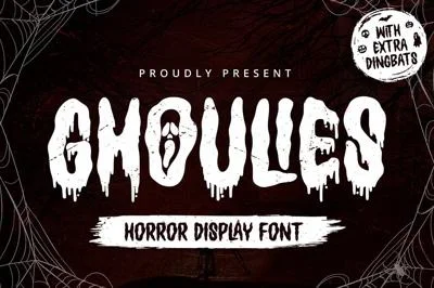 Ghoulies - Horror Display Font