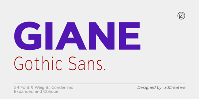 Giane Gothic sans Free Download