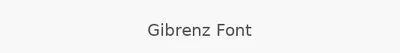 Gibrenz Font