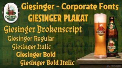 Giesinger - Corporate Fonts