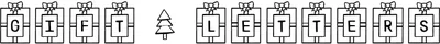 Gift Letters Font