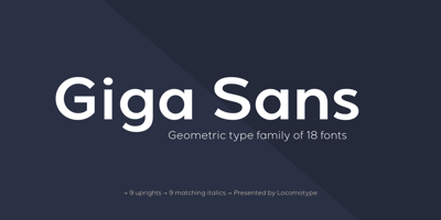 Giga Sans Free Download