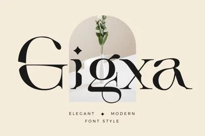 Gigxa - Stylist Chic Serif Ligature Font