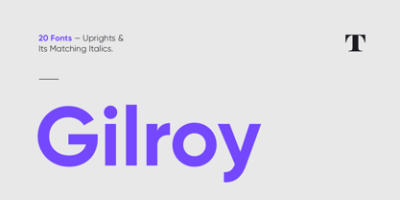 Gilroy Font Free Download