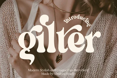 Gilter - Retro Serif Font
