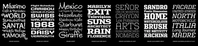 Girard Fonts Families