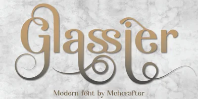 Glassier Font