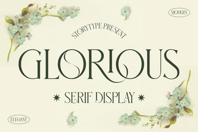 Glorious Serif Display Font Free Download