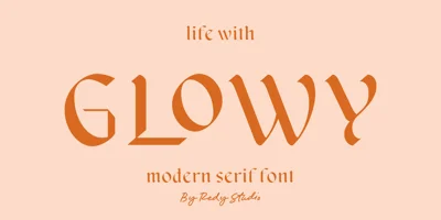 Glowy Font