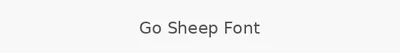Go Sheep Font