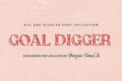 Goal Digger Font Collection Free Download