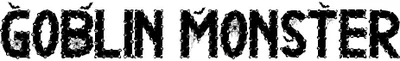 Goblin Monster Font