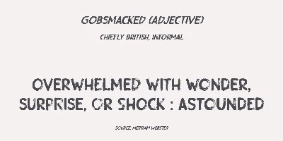Gobsmacked Font