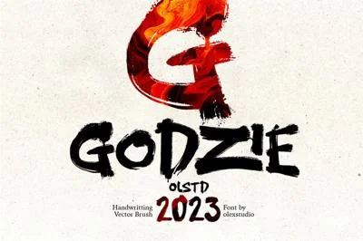GODZIE Olstd - Handwritten Brush Font