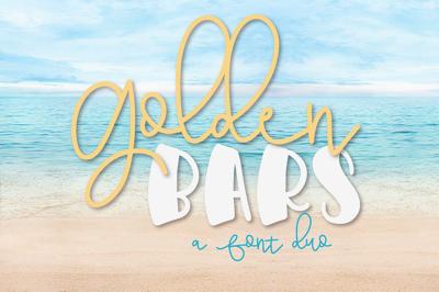 Golden Bars - A Font Pair Free Download