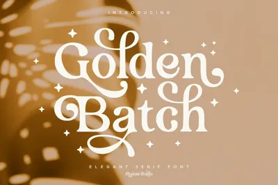 Golden Batch - Elegant Serif Font Free Download