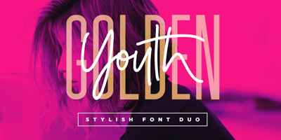 Golden Youth Font Duo Free Download