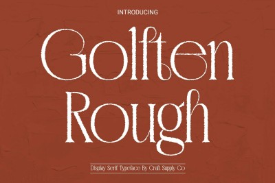 Golften Rough Font