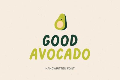 Good Avocado | Handwritten font Free Download