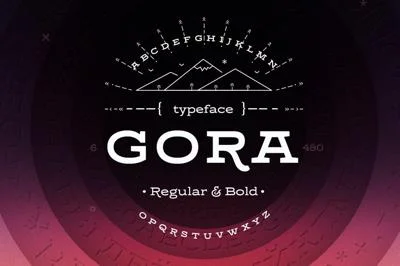 Gora – Regular & Bold Font