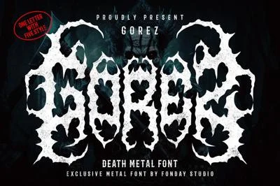 GOREZ DEATH METAL FONT