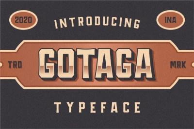 Gotaga Typeface