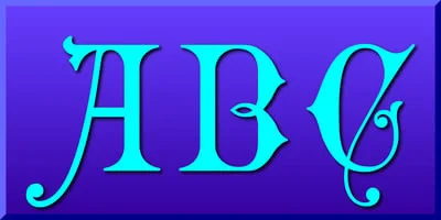 Gothic Initials Six Font