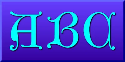 Gothic Initials Three Font