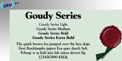 Goudy Series Free Download