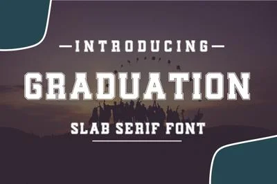 Graduation, Sports Font