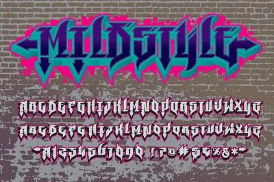 Graffiti Fonts | MildStyle
