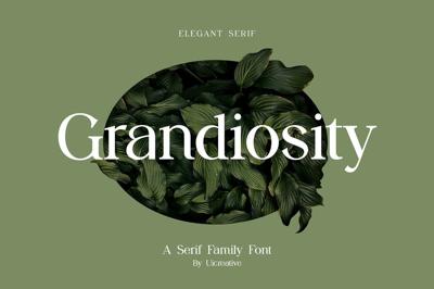 Grandiosity Elegant Serif Font Free Download