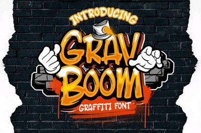 GravBOOM GRAFFITI FONT Free Download