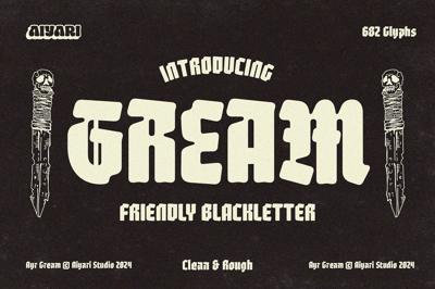 Gream Font Family Free Download