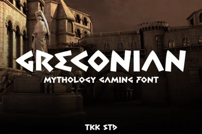 Greconian - Gaming Font