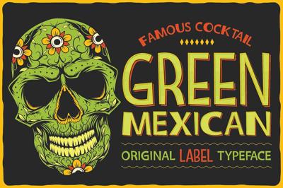 Green Mexican Typeface Free Download