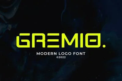 Gremio - Modern Logo Font