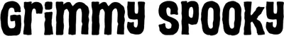 Grimmy Spooky Font