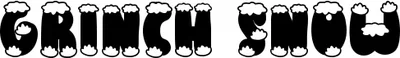 Grinch Snow Font