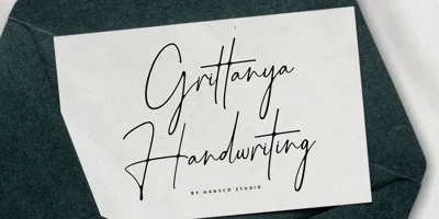 Grittanya Handwriting Font
