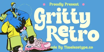Gritty Retro Font
