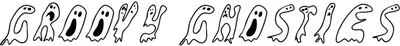 Groovy Ghosties Font