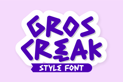 Gros Creak Font Free Download