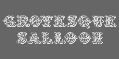 Grotesque Salloon Font