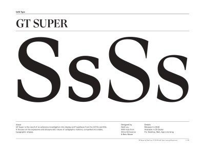 GT Super Font