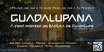 Guadalupana Font