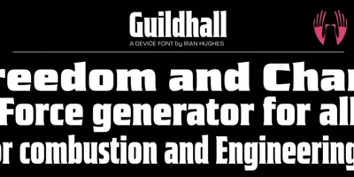 Guildhall Font